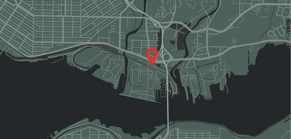 Map Of BC Communications Location
