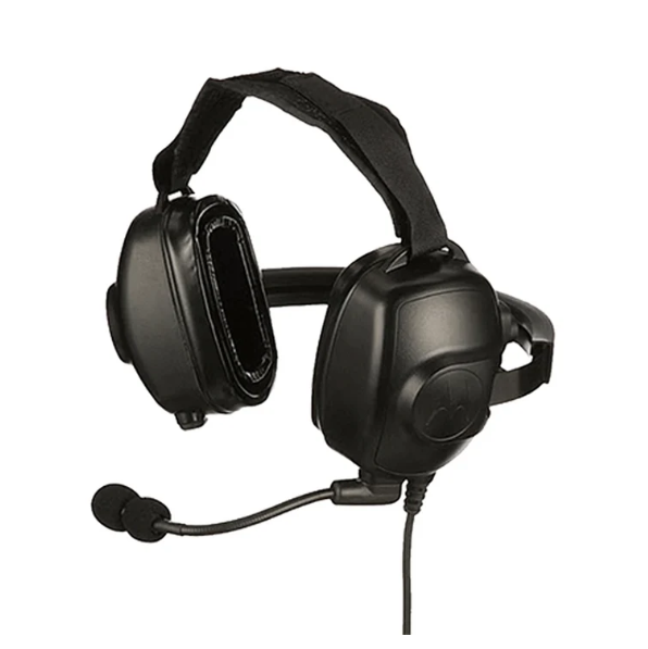 Motorola PMLN8085 behind-the-head dual-muff headset with boom microphone