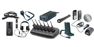 Batteries and radio equipment rentals included accessories