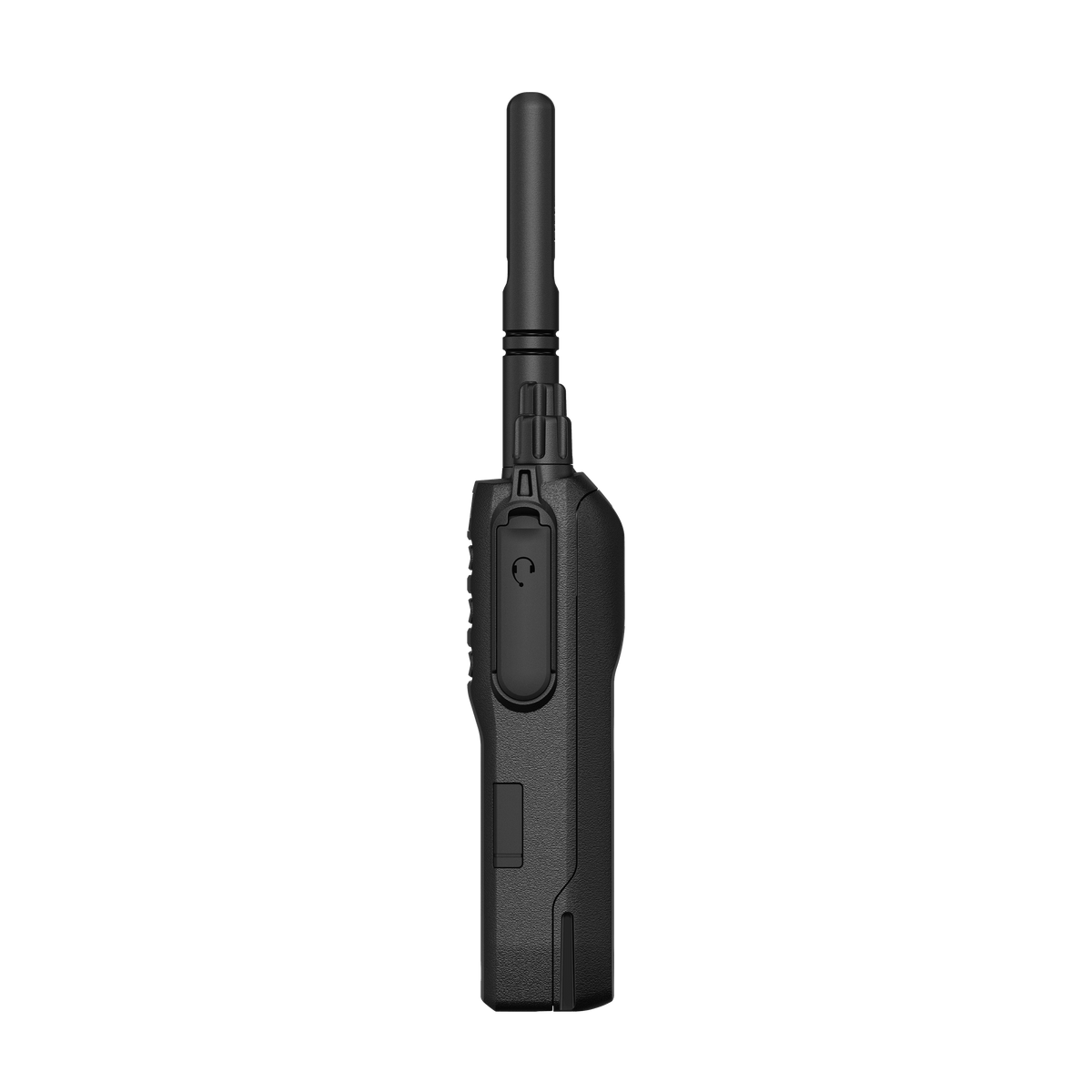 Motorola MOTOTRBO R2 portable two-way radio, opposite side view