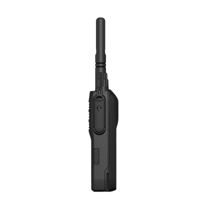 Motorola MOTOTRBO R2 portable two-way radio, opposite side view