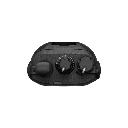 Motorola MOTOTRBO R2 portable two-way radio, top view