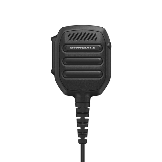 Motorola PMMN4148A speaker microphone with 3.5 mm audio jack for MOTOTRBO R2 radios