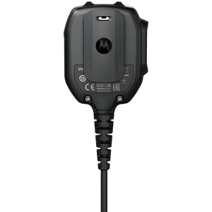 Motorola Speaker Mic, R7, RM730 IMPRES PMMN4131A , Smaller Size, Windporting Remote Speaker Microphone, IP68, 3.5mm Jack