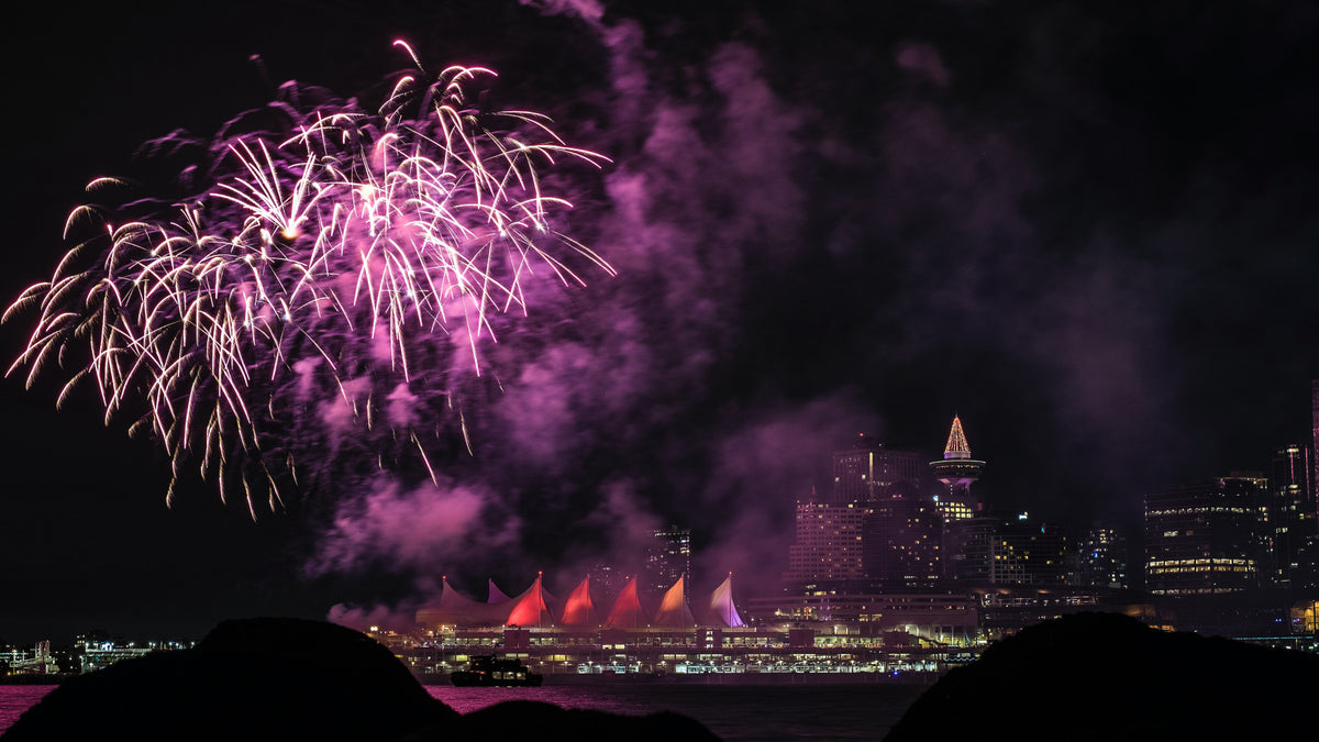 BC Communications fireworks canada place radio rentals