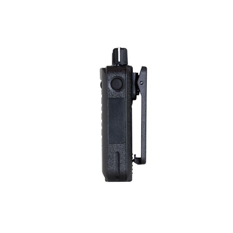 Motorola Minitor VI two-tone voice pager, side view