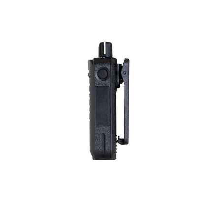 Motorola Minitor VI two-tone voice pager, side view