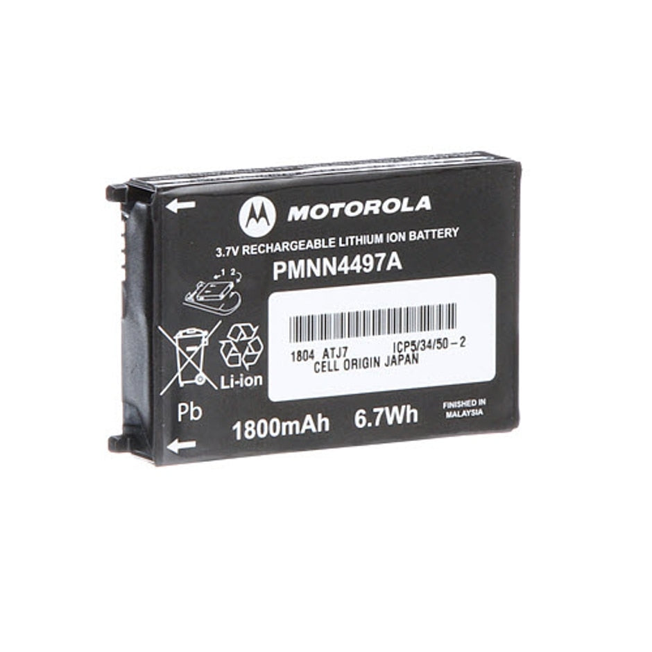 Motorola PMNN4497AR 1800 mAh Li-Ion battery for CLS1413 radios