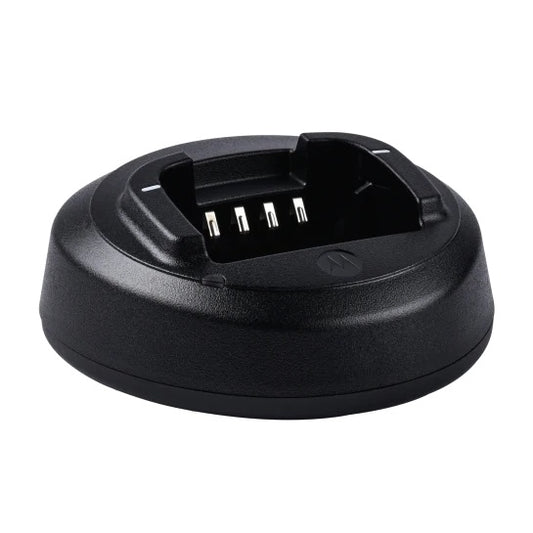 Motorola PMPN4172A single-unit desktop charger for CP185 and CP100d radios