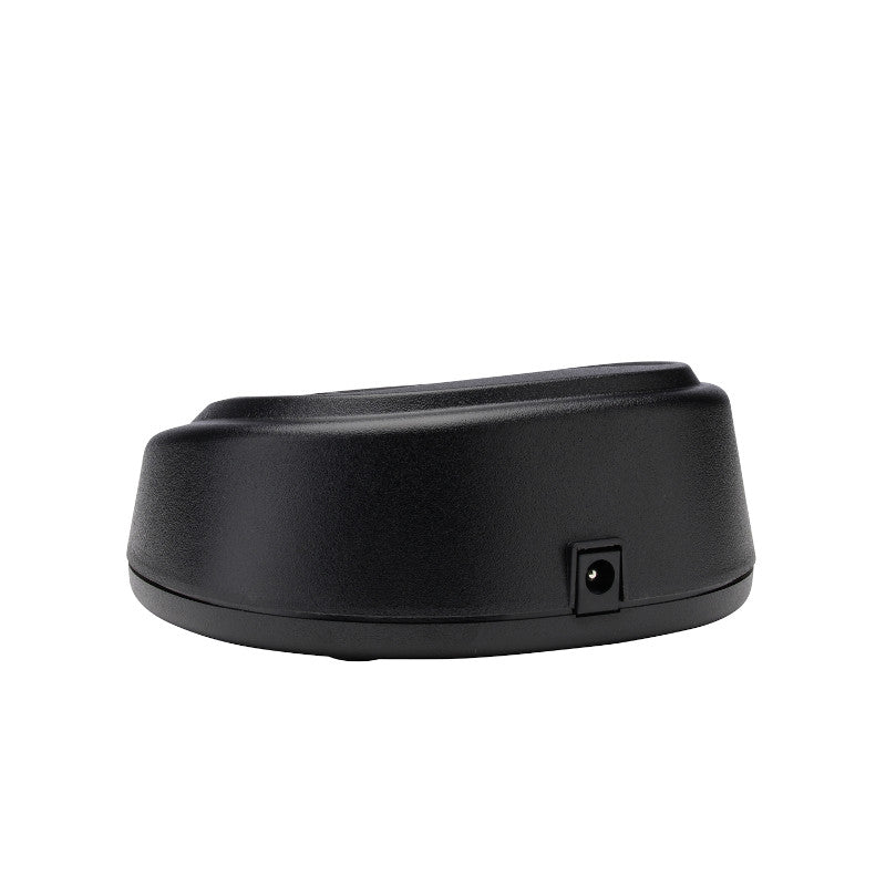PMPN4173A Single Unit Charger for CP200d radios, rear/side view