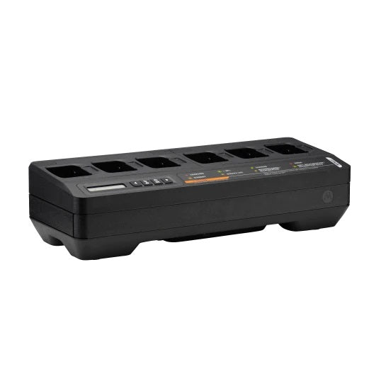 Motorola PMPN4284B six-pocket IMPRES multi-unit charger, additional view