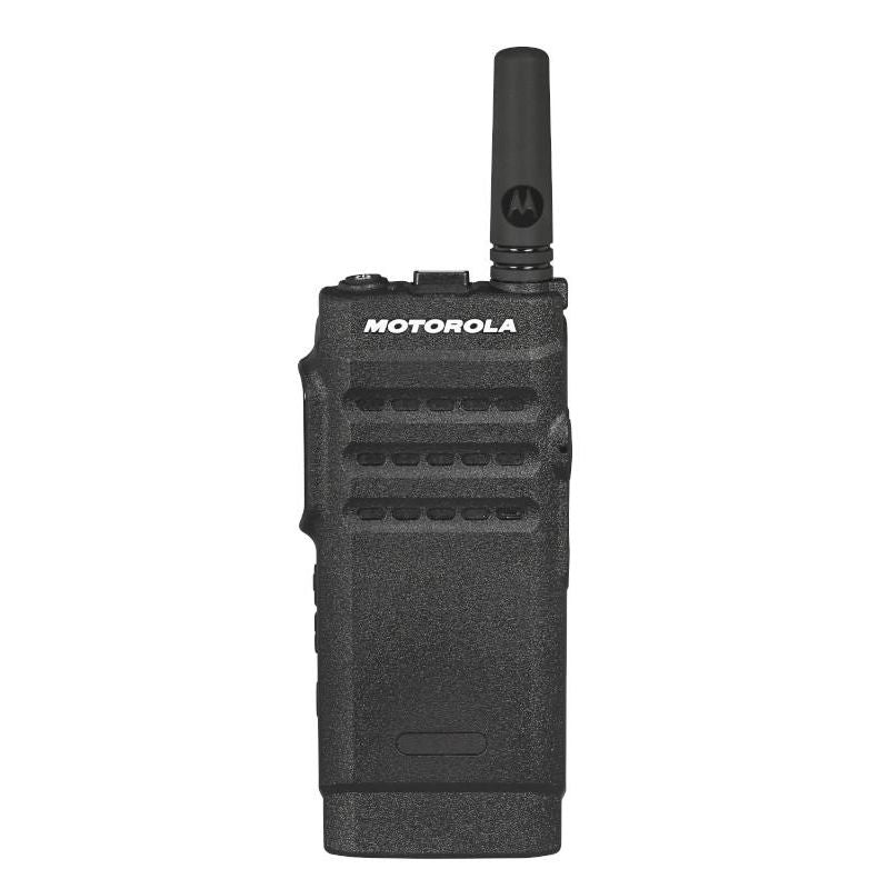 Motorola SL300 portable two-way radio, non-display model, front view