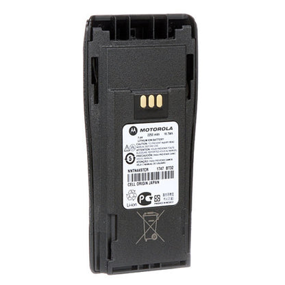 Motorola NNTN4497DR battery for CP200 and CP200d radios, additional view