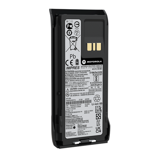 Motorola PMNN4807A IMPRES Li-Ion battery for R7 Series radios, additional view