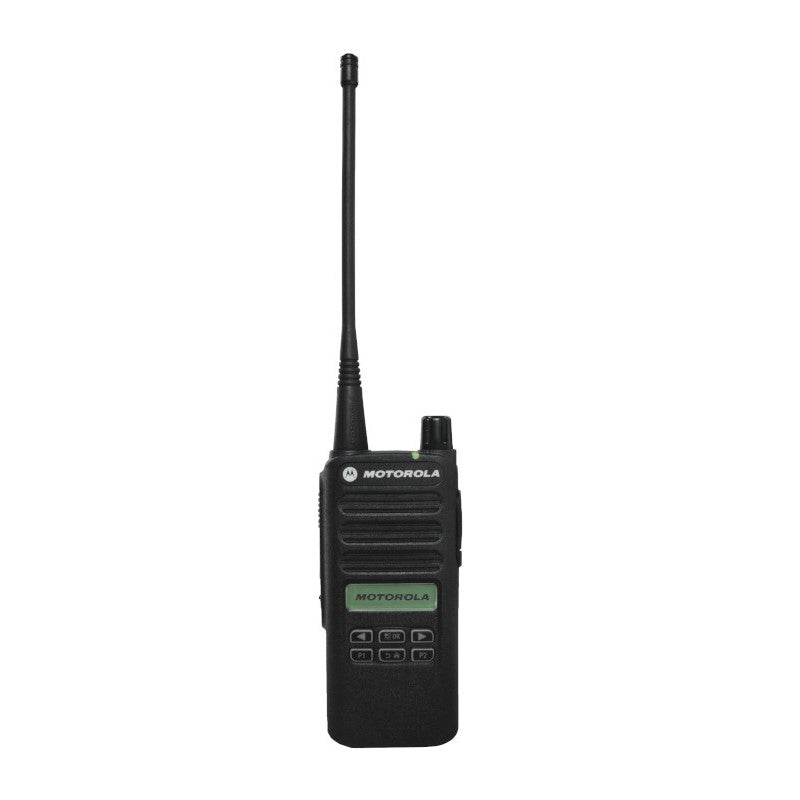 MotoTrbo CP100d Walkie Talkie Front View Display Model