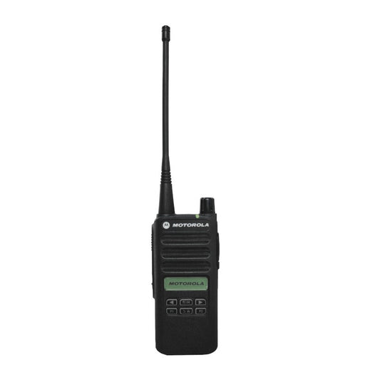 MotoTrbo CP100d Walkie Talkie Front View Display Model